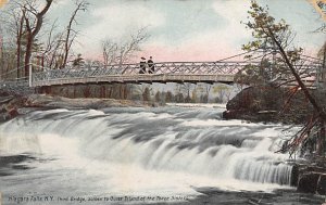 third bridge across to outer island of three sisters Niagara Falls Postal Use...