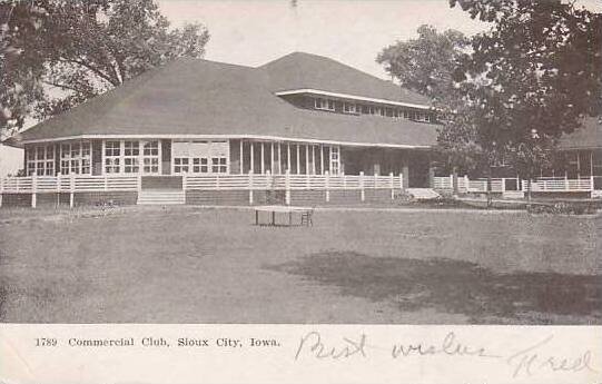 Iowa Sioux City Commercial Club 1907