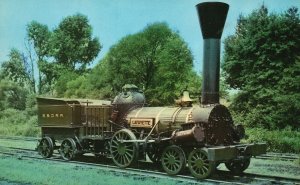 Lafayette Replica Baltimore & Ohio Locomotive Train Maryland MD Vintage Postcard