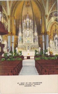Pennsylvania Lebanon Interior St Mary Of The Assumption Roman Catholic Church