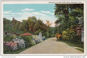 Iowa Dubuque Entrance To Eagle Point Park