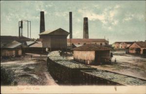 Cuba - Cuban Sugar Mill - c1910 Postcard