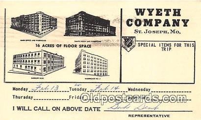 Wyeth Company St Joseph, MO, USA 1961 