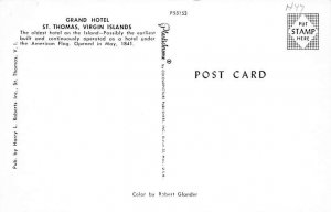 Grand Hotel Saint Thomas Virgin Islands Postcard