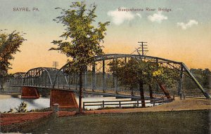 Susquehanna River Bridge Sayre, Pennsylvania PA