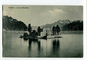 3133130 Switzerland CLARENS Ile aux Mouettes Vintage postcard