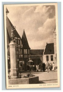 Vintage 1933 Postcard Town Hall Midget Village at the Chicago World's Fair