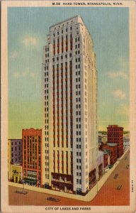 Rand Tower Minneapolis Minnesota Postcard PC379