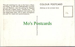 Cornwall Postcard - The Inn Sign, Jamaica Inn, Bolventor, Launceston  RS31993