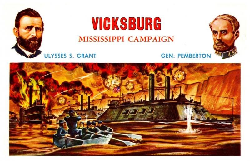 Vicksburg Mississippi Campaign Ulysses S. Grant , Gen pemberton