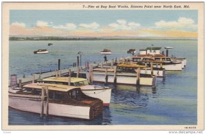 Near NORTH EAST, Maryland, PU-1946; Pier At Bay Boat Works, Hances Point