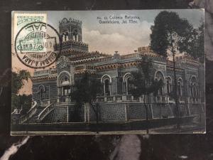 1927 Guadalajara Mexico  Picture Postcard #12 Reforma Colony To Oxford England