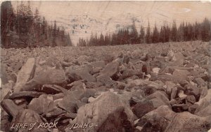 H70/ Lake of Rock Idaho Postcard c1910 Boise Nampa Geology 122