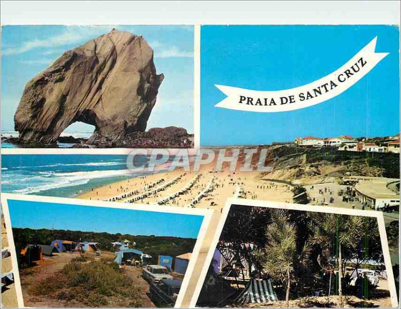 Postcard Modern Praia de Santa Cruz