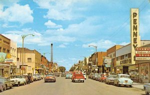 Laramie Wyoming Street Scene Drug Store Vintage Postcard AA11023