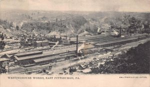 WESTINGHOUSE WORKS EAST PITTSBURGH PENNSLYVANIA POSTCARD (c. 1900)