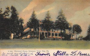 Glenwood House, Delaware Water Gap, Pennsylvania, Early Postcard, Used in 1906