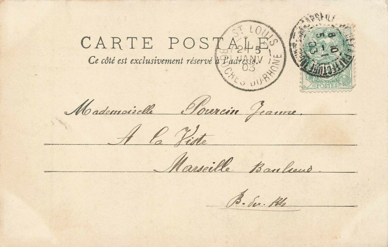 France 1902 Printing of Postcard Partial Set 6 of 10 Postcards