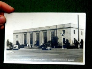 Vintage RPPC Post Office, Redding, california Real Photo Postcard P24