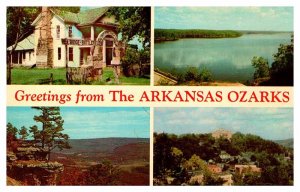Postcard HOUSE SCENE State of Arkansas AR AS9286