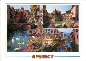 Modern Postcard Annecy Haute Savoie The Old Town The Palace of Isle