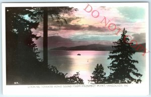 c1930s Vancouver, British Columbia Hand Colored RPPC Howe Sound Prospect Pt A22