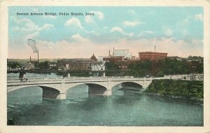 IA, Cedar Rapids, Iowa, Second Avenue Bridge, Baylis Post Card No. 1857