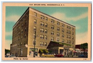 c1940's Skyland Hotel Hendersonville North Carolina NC Vintage Postcard