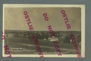 Granger MINNESOTA RPPC 1908 BIRDSEYE nr Harmony Preston GHOST TOWN Florenceville