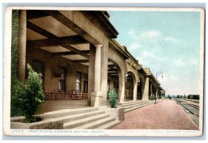 Ash Fork Arizona Postcard Front Hotel Escalante Exterior c1910 Vintage Antique