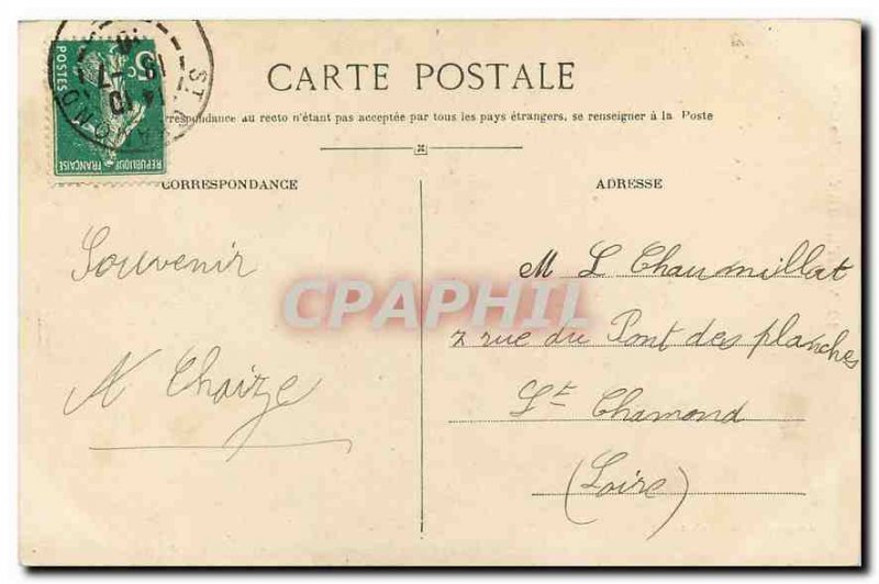 Old Postcard Valfleury Calvary