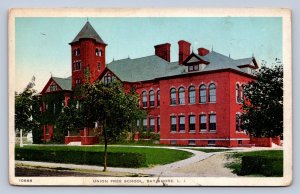 J89/ Bayshore Long Island New York Postcard c1910 Union Free School 466