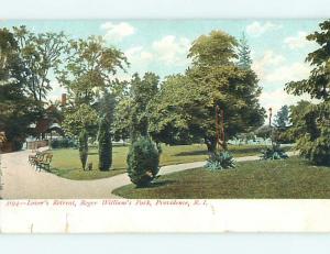 Unused Pre-1907 PARK SCENE Providence Rhode Island RI r7497