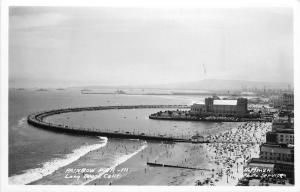 Rainbow Pier Long Beach CA (Hoffman) Real Photo Postcard