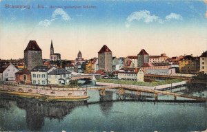 1916 Strassburg i. Els. Covered Bridges Ponts Couverts Alsace Postcard