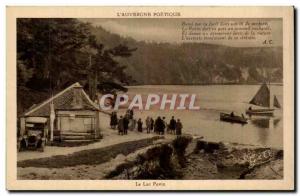 The Poetics Auvergne - Lake Pavin - Old Postcard