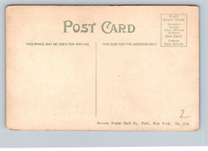 Hudson River  Tunnel Curve  New York City   Postcard