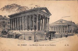 BF8244 nimes la maison carree et le thetare france      France