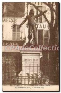 Postcard Old Palaiseau Statue Bara