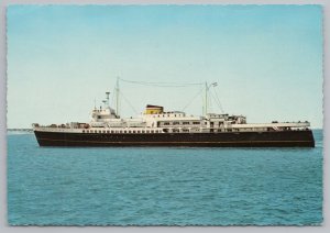 Ship~Queen Emma Princess Beatrix @ Zeeland~Continental Postcard 