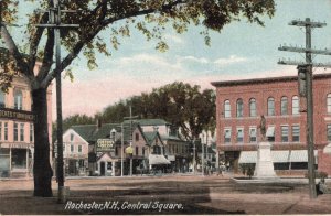 Rochester N.H. Central Square Gorton's Codfish Store Front c.1908 Postcard A165