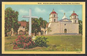 California, Santa Barbara - The Old Mission - [CA-255]