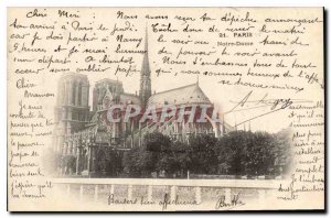 Postcard Old Paris Notre Dame