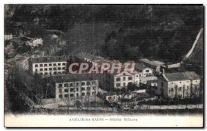 Old Postcard Amelie les Bains Army Military Hospital
