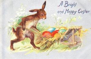 \A BRIGHT AND HAPPY EASTER\ TUCK'S PC - USED NOT MAILED -...
