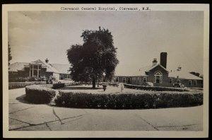 Vintage Postcard 1940's Claremont General Hospital, Claremont, New Hampshire NH