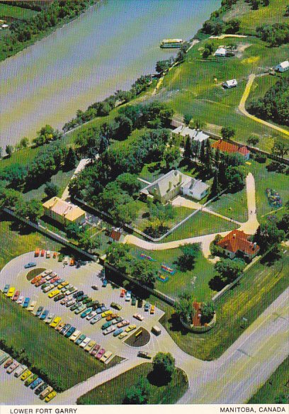 Canada Aerial View Lower Fort Garry Manitoba