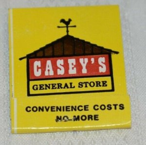 Casey's General Store Coffee Club 10 Cents Refills 20 Strike Matchbook