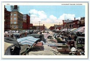 c1910's Haymarket Square Buildings Chicago Illinois IL Unposted Vintage Postcard