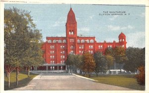 The Sanitarium Clifton Springs, New York  